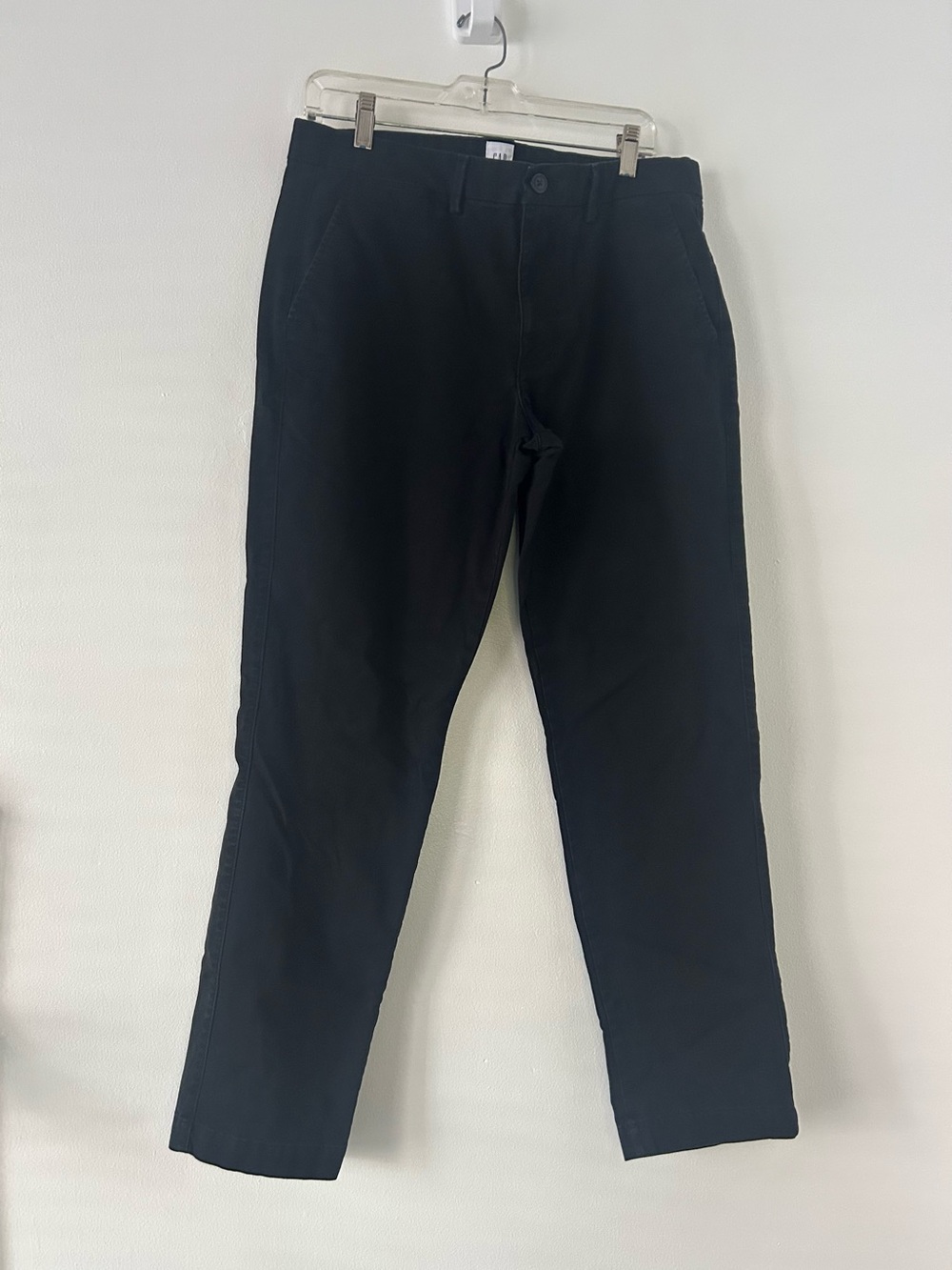 GAP Men's Black Black Khaki Pants